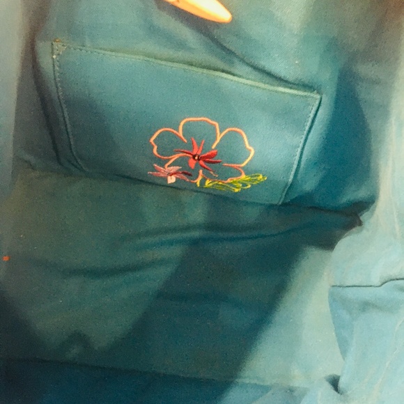 Double-Sided Beautiful Bag - Multi-Color/Teal - Picture 8 of 10